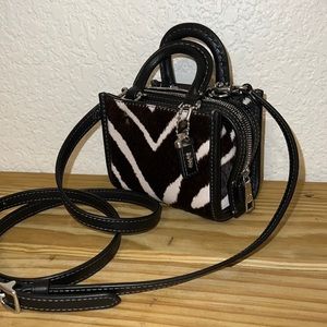 Coach Rogue 12-zebra haircalf